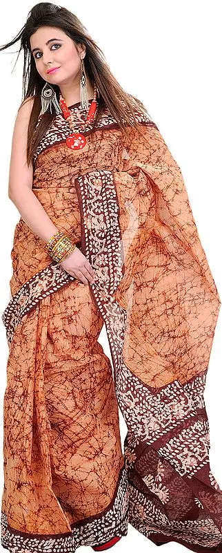 Batik Sari from Kolkata