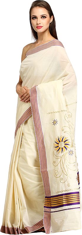 kasavu saree flipkart