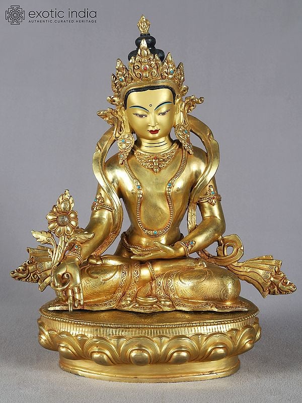 16" Shainimbu Copper Idol | Nepalese Copper Statue