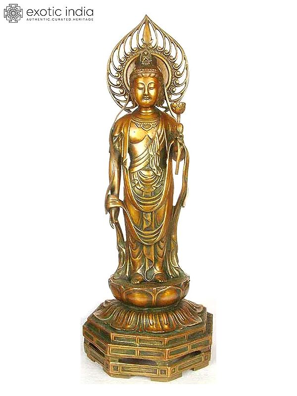 2" Japanese Buddha in Brass | Handmade | Made in India