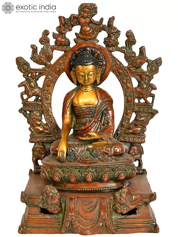 10" The Six Perfections of Buddha in Brass | Handmade | Made in India