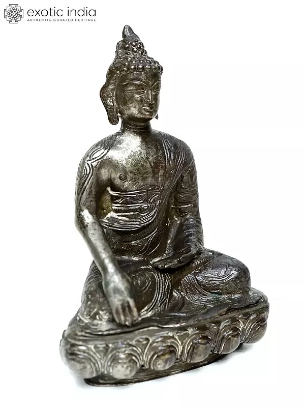 9' Brass Gautam Buddha in Bhumisparsha Mudra