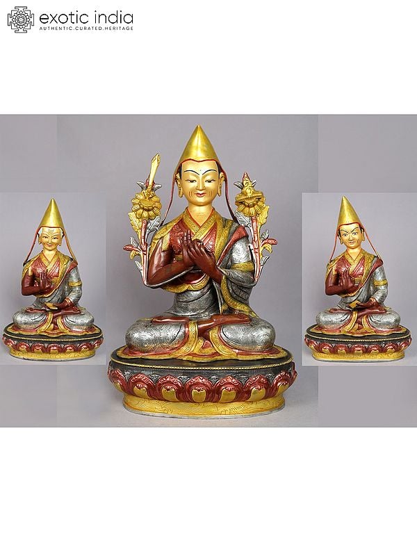 19" Tsongkhapa (Set of 3) from Nepal