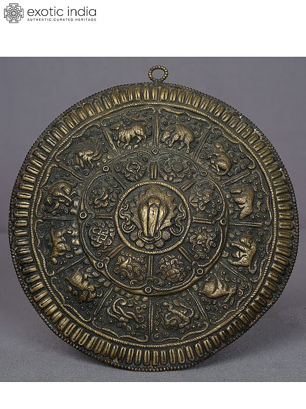 6" Nakshatra Mandala Wall Hanging From Nepal