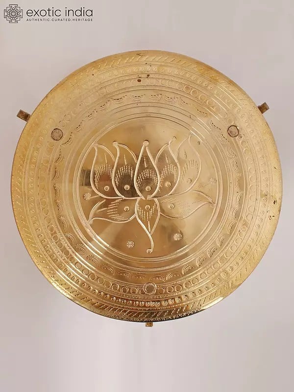 Lotus Nakashi Chowki | Brass