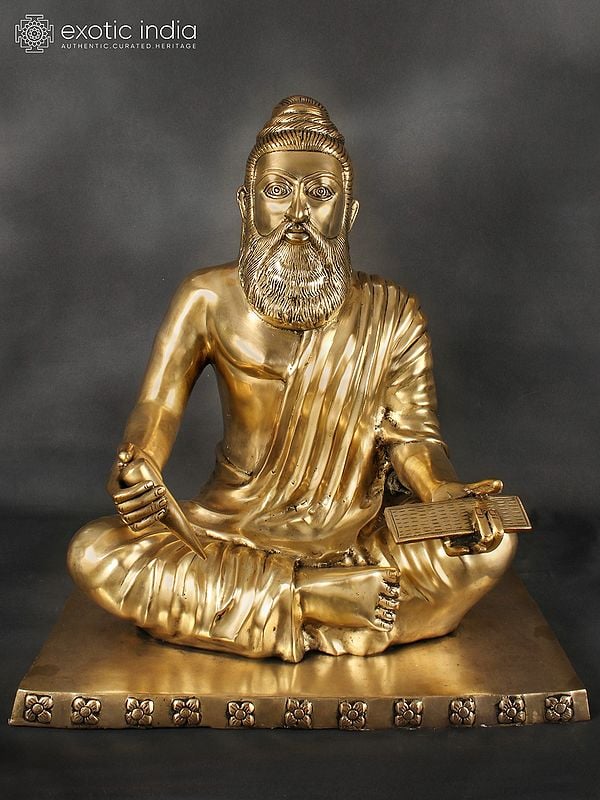 26" Maharishi Valmiki Brass Statue