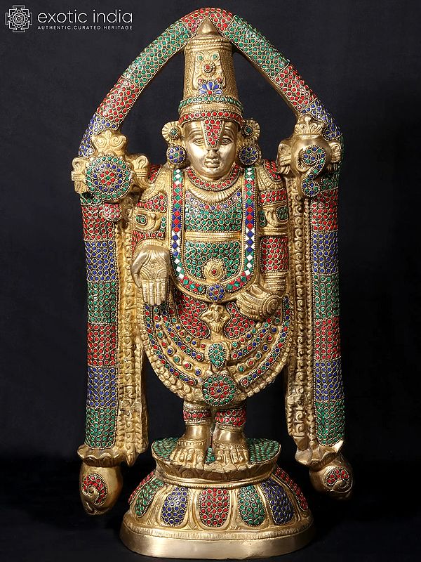 23'' Tirupati Balaji (Venkateswara) | Fine Stone Work