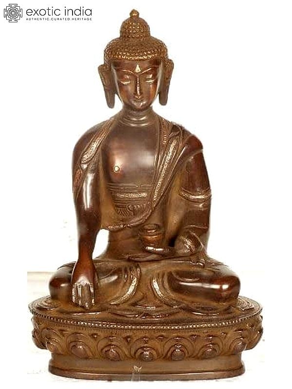 8" Fulfilling the Paramount Purpose of Buddhist Aesthetics In Brass | Handmade | Made In India