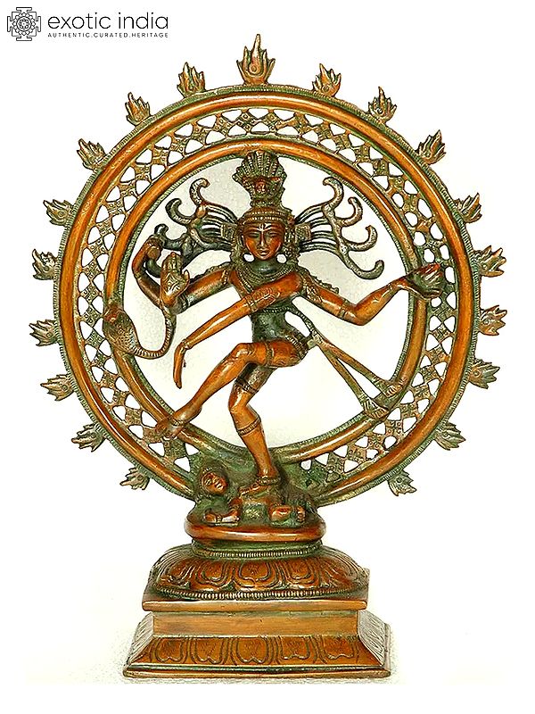 11" Brass Lord Shiva as Nataraja Statue | Handmade | Made in India