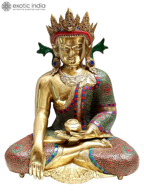 22' Crown Buddha in Bhumisparsha Mudra