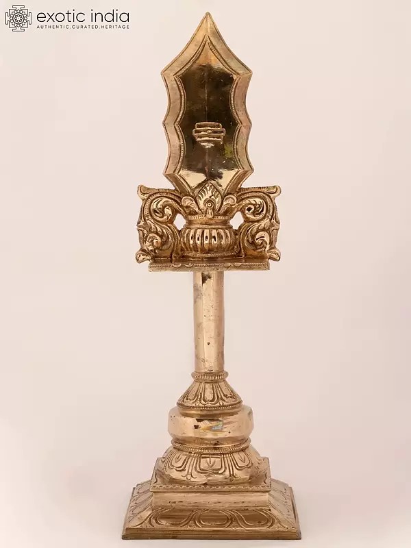 15'' Hindu God Murugan Vajravel | Bronze Statue