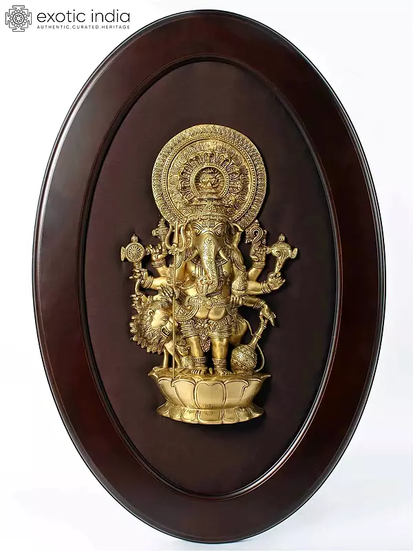 Drishti Ganesha (Framed Sculpture)