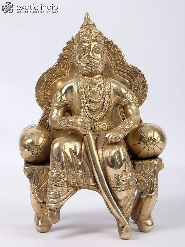 7'' King Of Agroha Agrasen | Brass