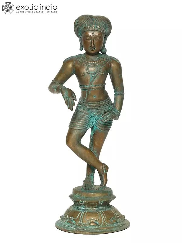 10" Vrishavahana Shiva Bronze Statue