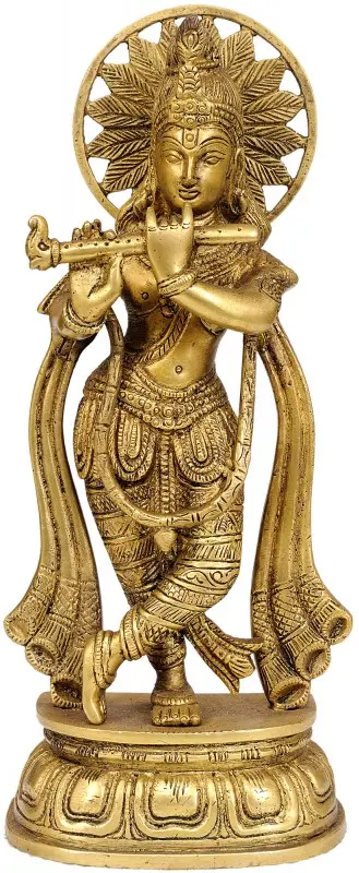 Fluting Krishna