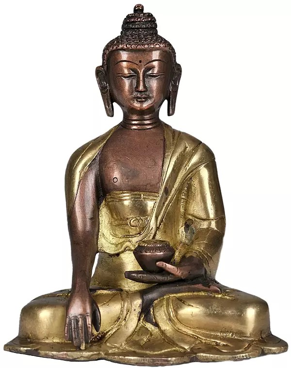6" The Union of Samsara and Nirvana | Handmade Tibetan Buddhist Brass Statue