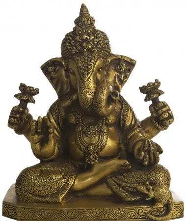 Four Armed Seated Ganesha