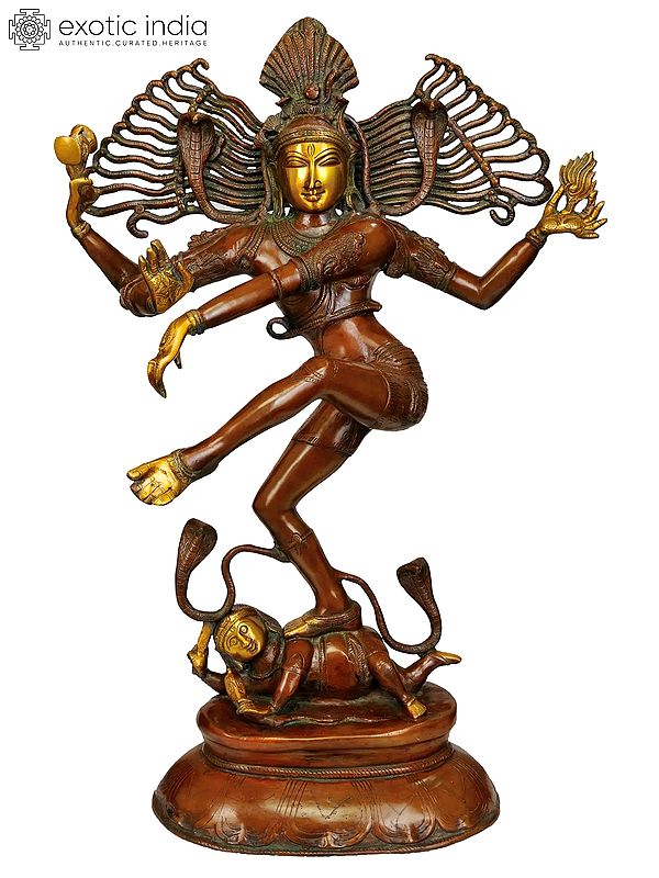 30" Large Size Nataraja Brass Sculpture | Statue of Dancing Shiva | Handmade | Made in India