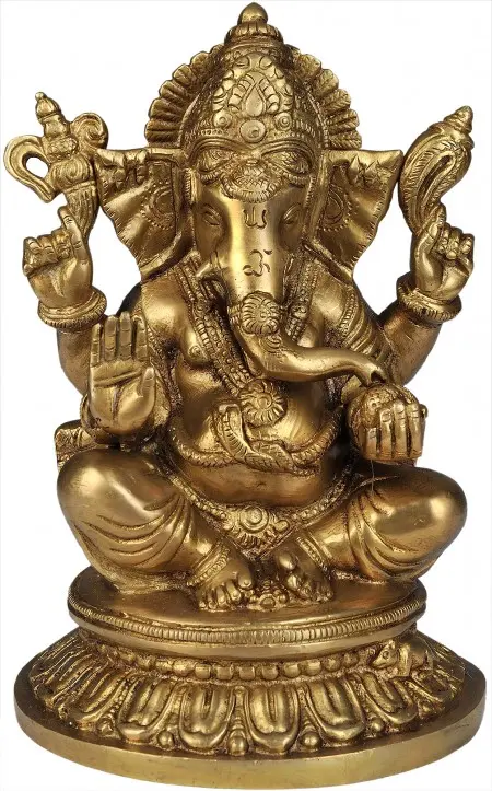 Lord Ganesha Granting Abhaya