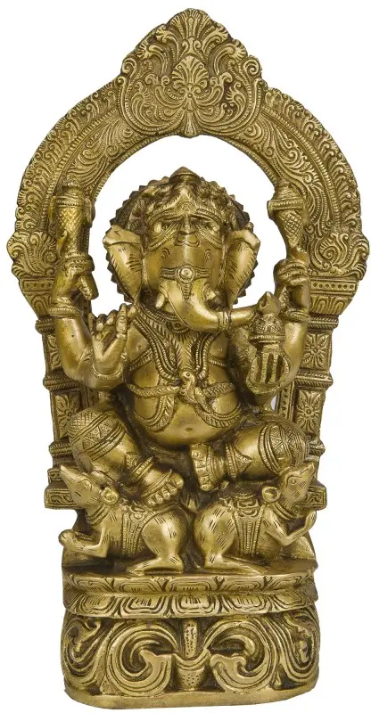 Enthroned Ganesha