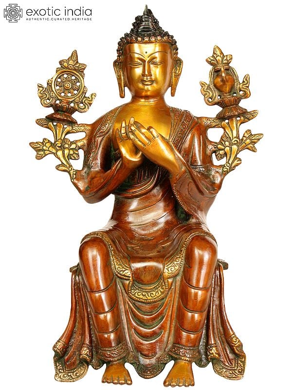 Tibetan Buddhist Deity Maitreya - The Future Buddha (To Be Seated on Edge)