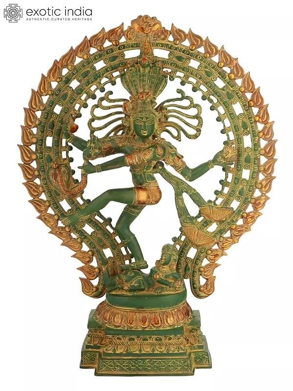 22" Lord Shiva as Nataraja Brass Statue – Handmade Divine Sculpture | Made in India