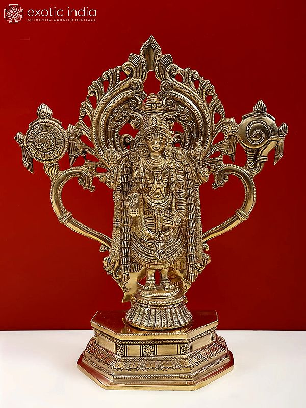 11" Brass Tirupati Balaji