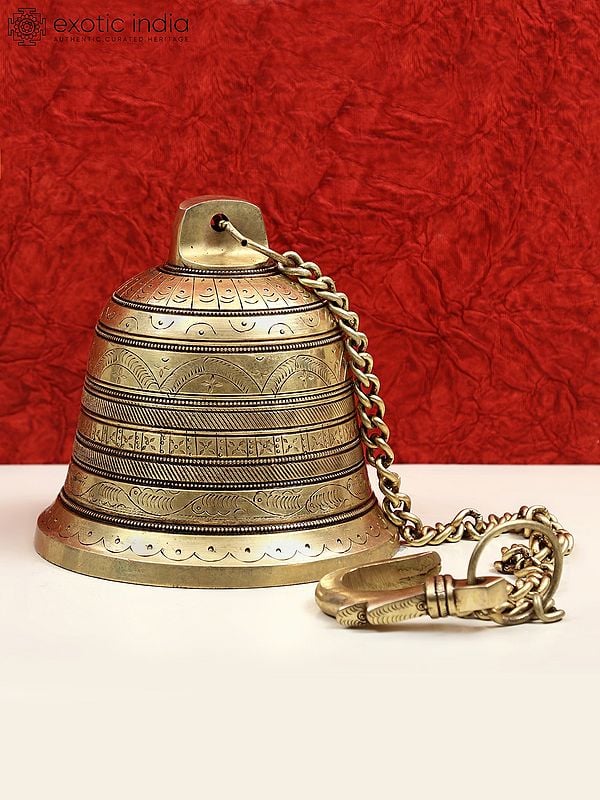 5" Brass Temple Hanging Bell