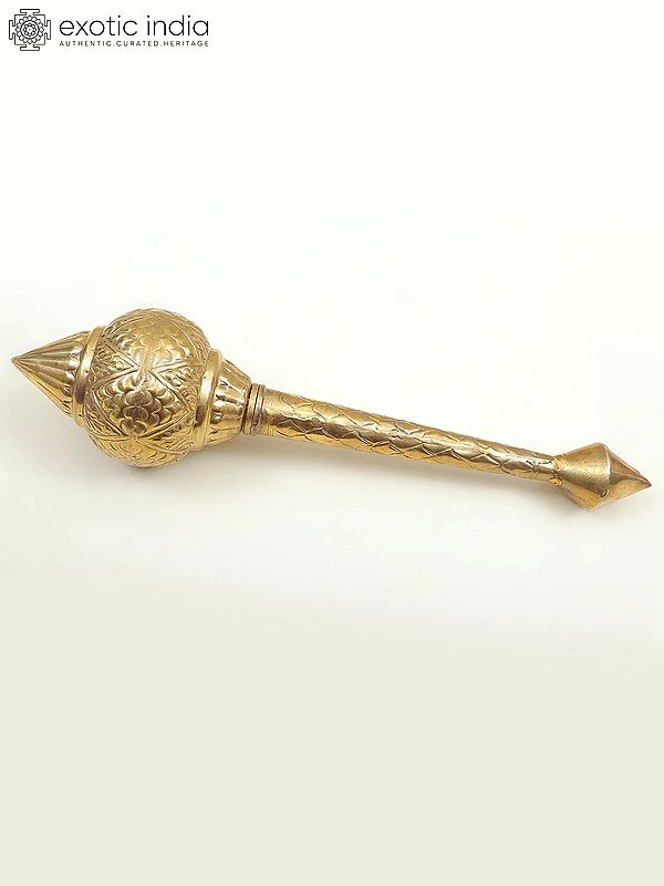 Gada (Mace) In Brass