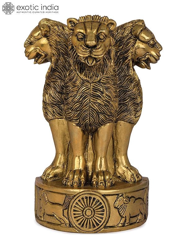 Ashoka Stambh (The National Emblem of India) Hollow Wall Hanging