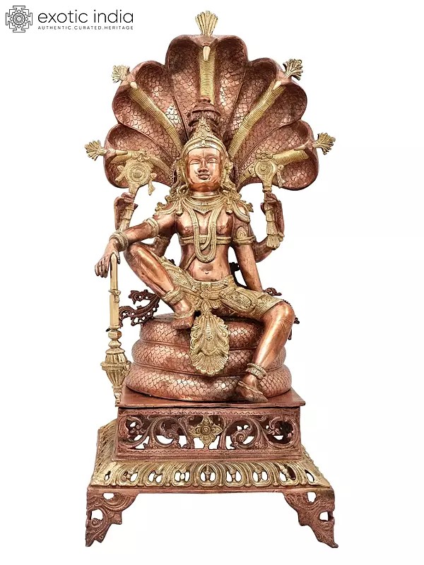 Lord Vishnu Seated on Sheshanaga