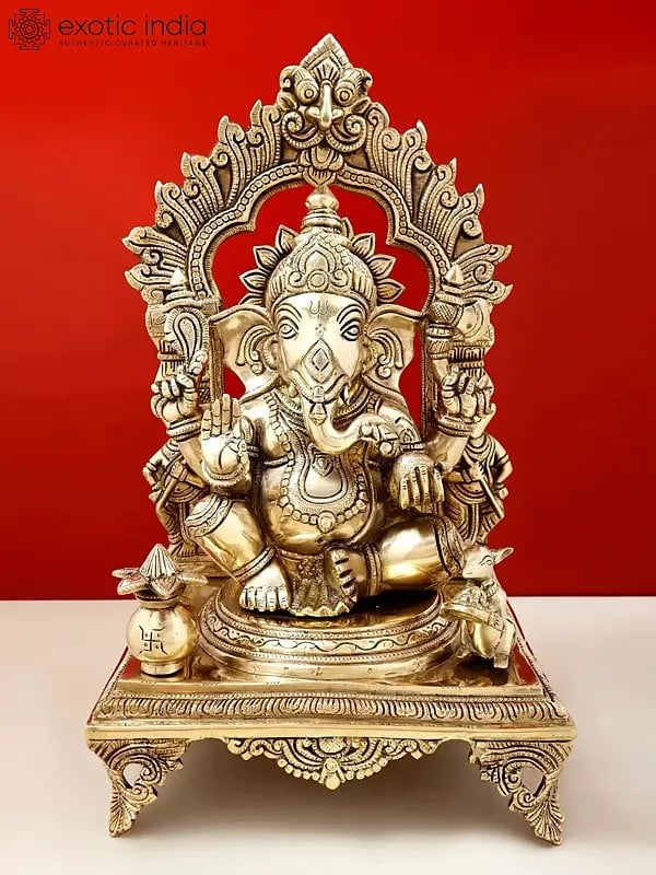 Ganesha in Ashirwad Mudra | Handmade