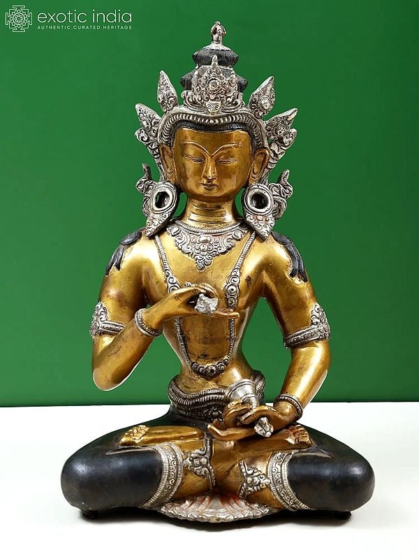 14" Brass Vajrasattva | Handmade