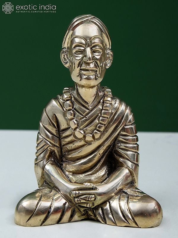 Shri Kheta Ram Ji Maharaj Brass Statue