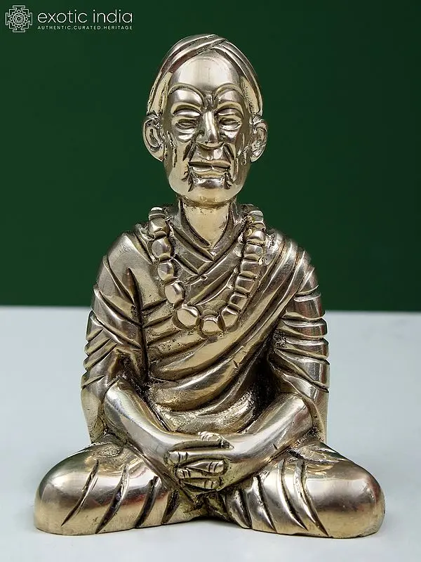 Shri Kheta Ram Ji Maharaj Brass Statue