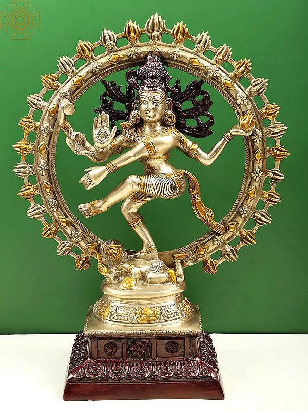 22" Lord Shiva As Nataraja In Brass