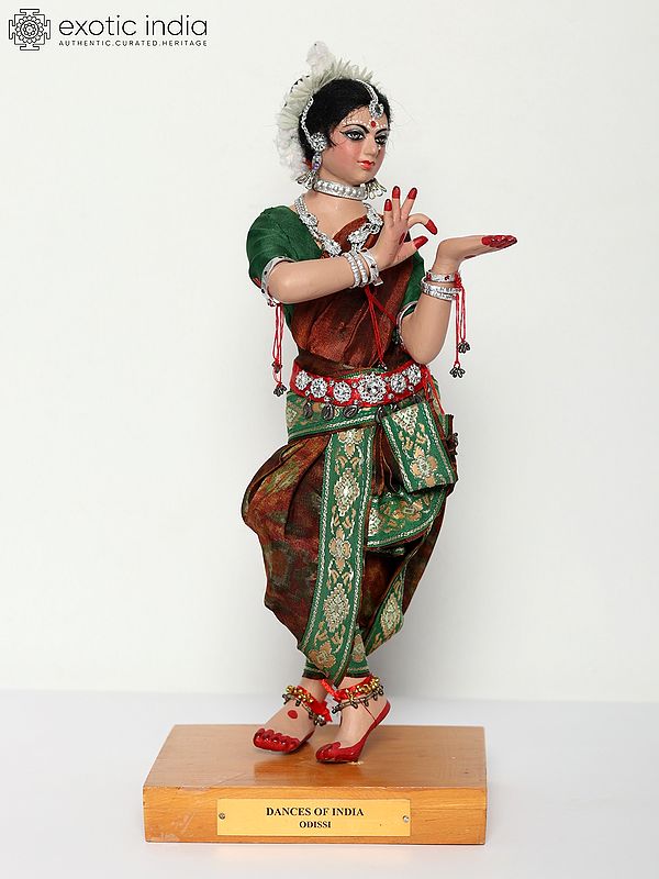 14" Odissi - Dance of India | Traditional Handmade Doll