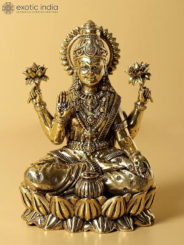 Small Brass Superfine Goddess Lakshmi