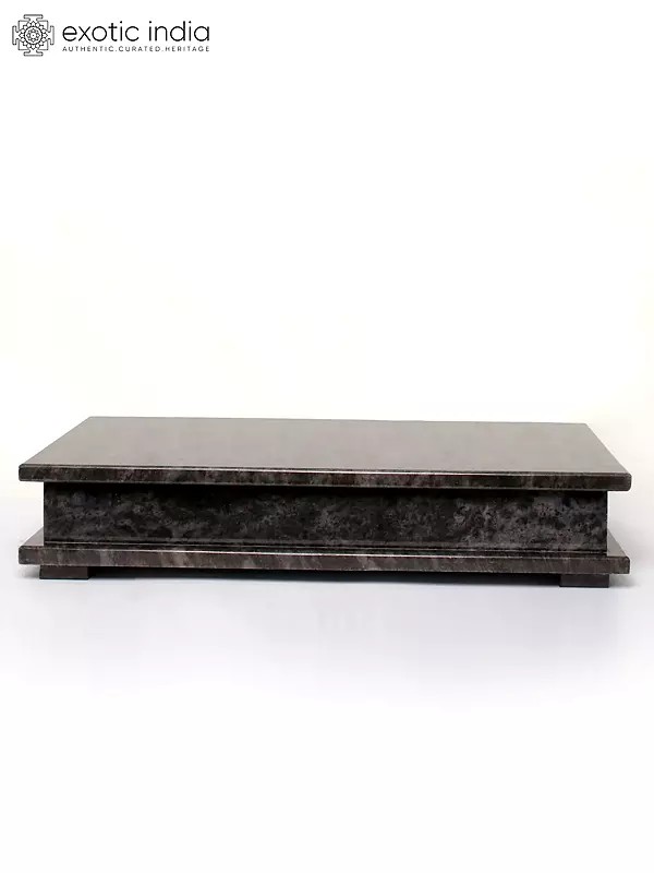 24" Rectangular Shaped Marble Pedestal/Chowki