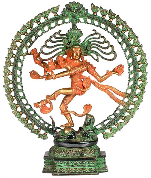 20" Anandatandava - The Dance of Absolute Bliss In Brass | Handmade | Made In India