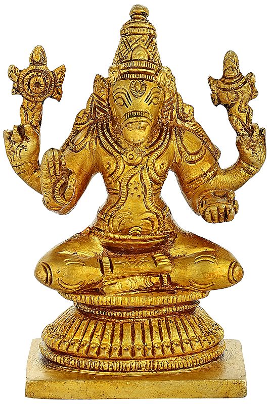 3" Small Goddess Varahi In Brass