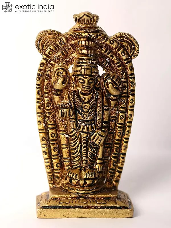 Small Standing Lord Guruvayurappan | Brass Statue