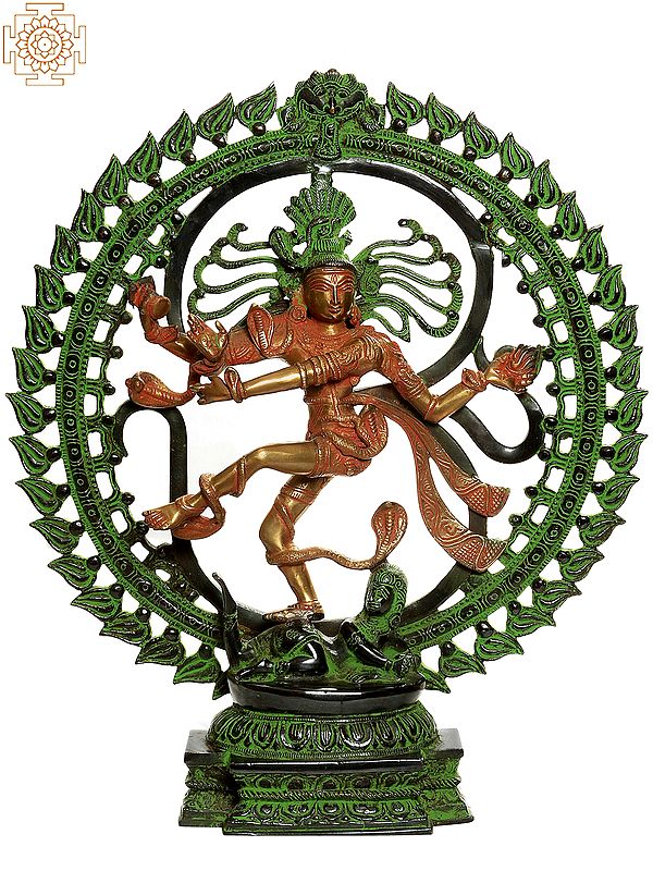 20" Natraj Brass Statue - Handcrafted By Skilled Indian Artisans