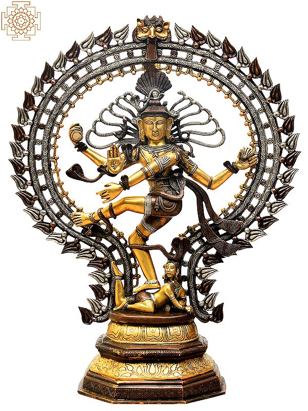 30" Large Size Nataraja - King of Dancers In Brass