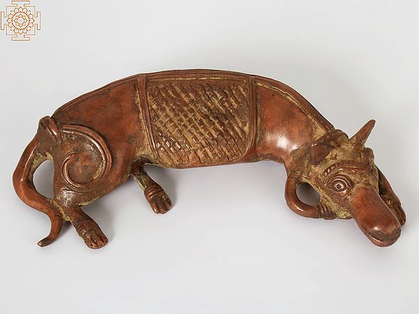 5" Small Tribal Dog Figurine (Tribal Statue from Bastar)