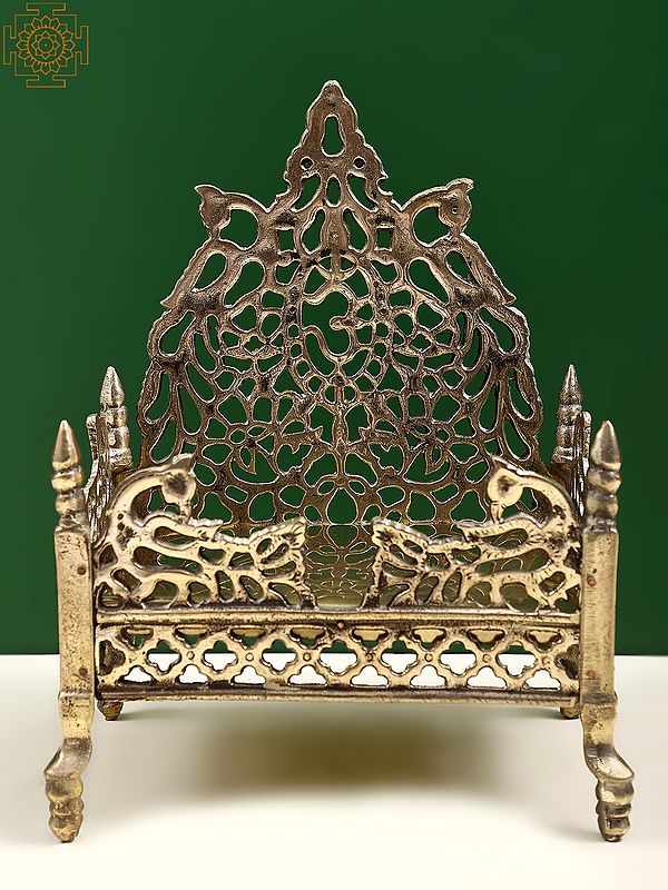 9" Brass Deity Throne