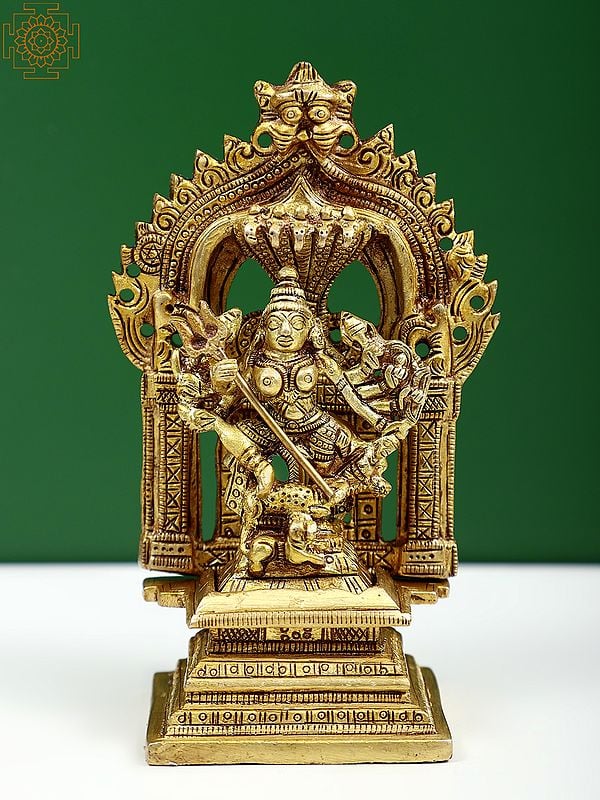 5" Small Mahishasura-Mardini Goddess Durga