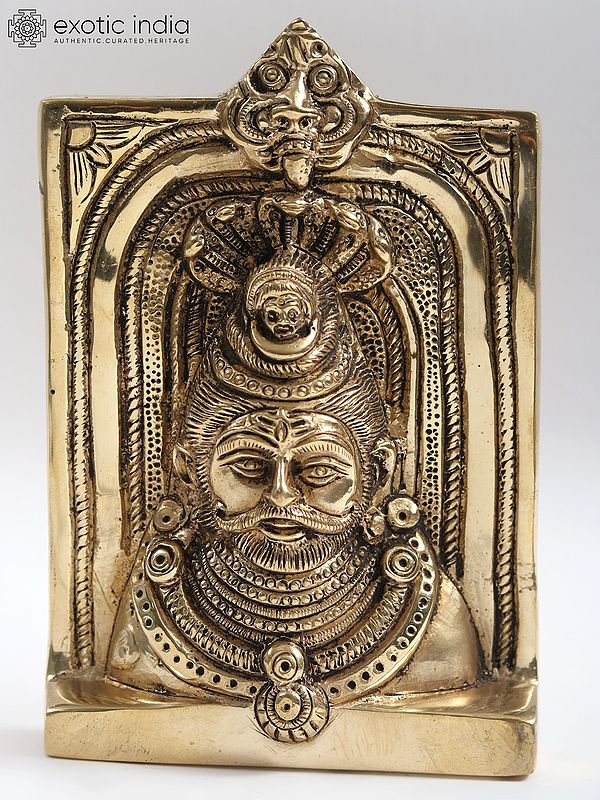 5" Small Lord Shiva (Altar Piece) In Brass