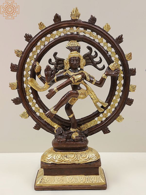 12" Lord Shiva as Nataraja | Handmade Brass Statue