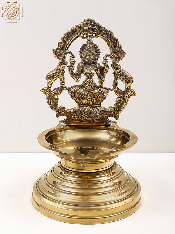 5 Small Gajalakshmi Lamp In Brass